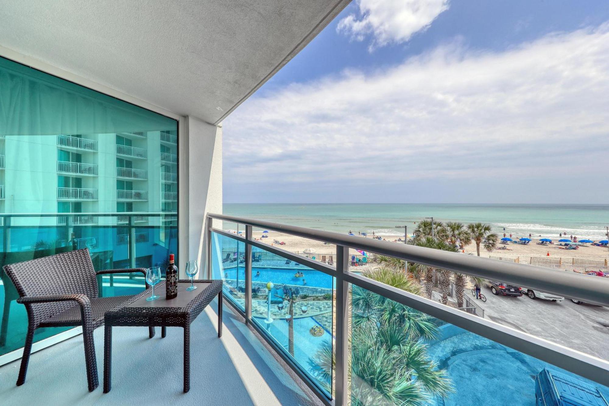 Villa 107 S Ocean Blvd, 0308 - Ocean Front Sleeps 6 Myrtle Beach Exterior foto