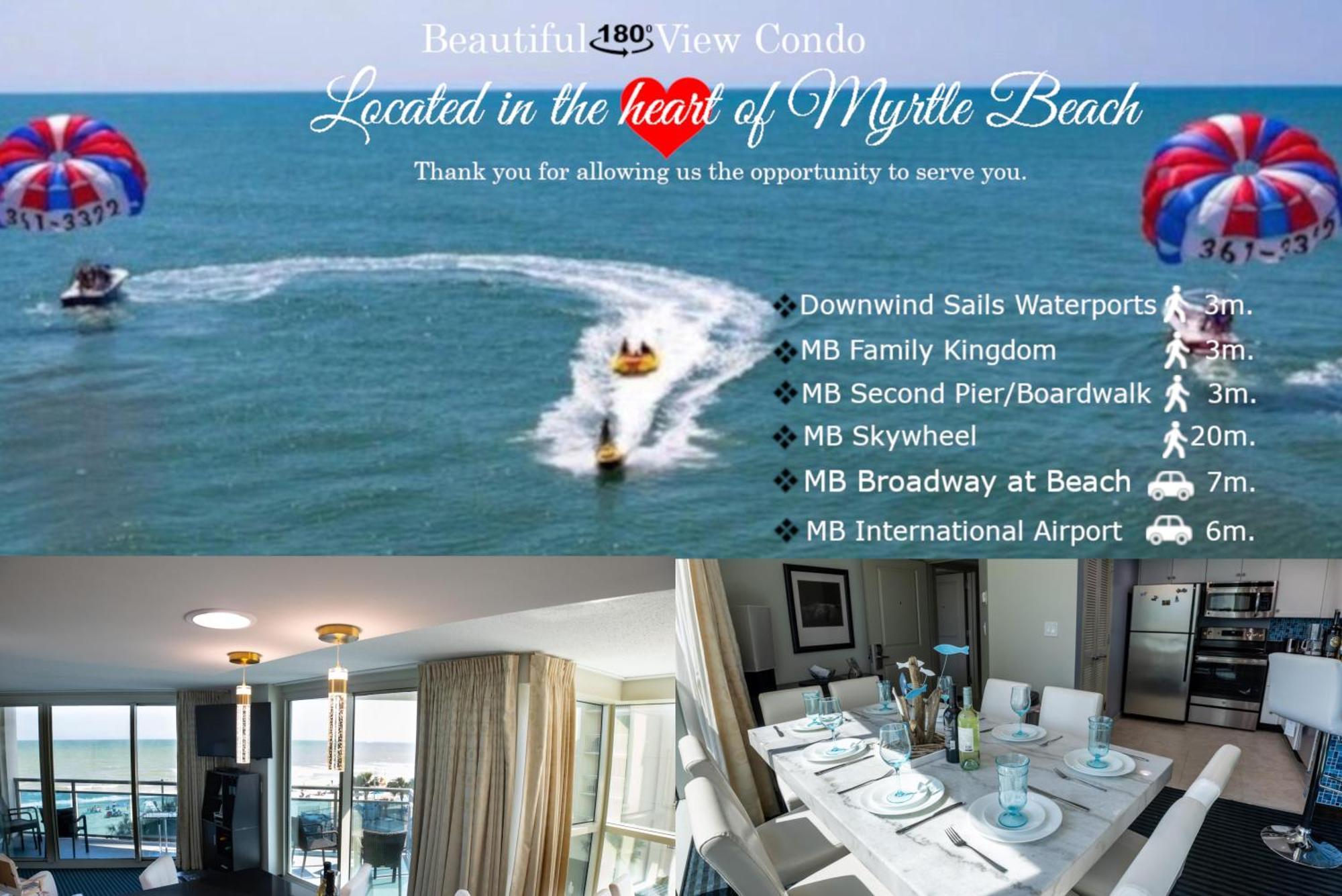 Villa 107 S Ocean Blvd, 0308 - Ocean Front Sleeps 6 Myrtle Beach Exterior foto